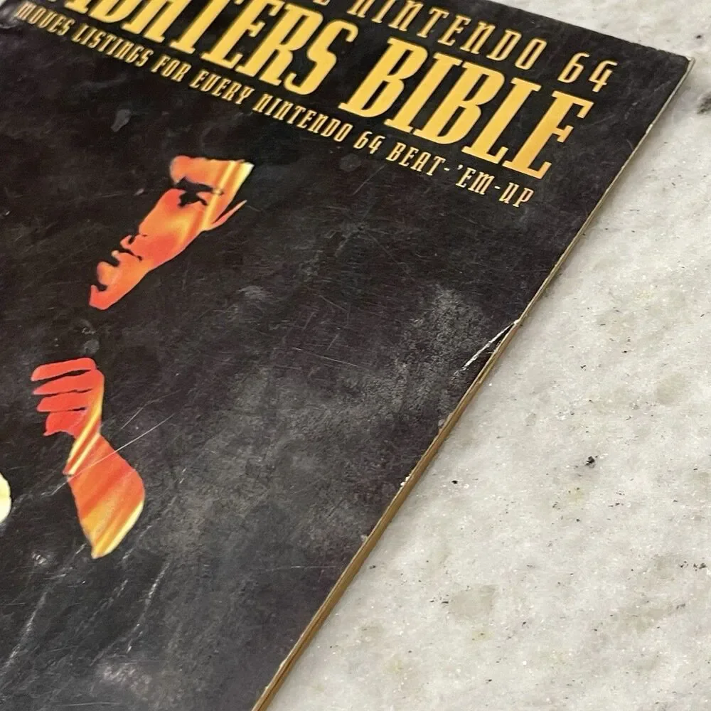 The Complete Nintendo 64 Fighters Bible Cheat Moves Book Guide Rare Total 64